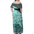 Alohawaii Dress - Hawaii Hibiscus Wale Polynesian Off Shoulder Long Dress