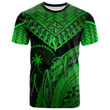 Chuuk Custom Personalised T-Shirt Green - Polynesian Necklace and Lauhala