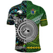 New Zealand Maori Aotearoa Polo Shirt Cook Islands Together - Paua Shell