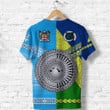 (Custom Personalised) Vanuatu Malampa Province And Fiji T Shirt Together