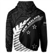 Alohawaii Clothing - New Zealand Hoodie - Aotearoa Black Rugby Hoodie