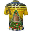Alohawaii Clothing - Tokelau Christmas Style Polynesian Polo Shirt A94