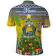 Alohawaii Clothing - Cook Islands Christmas Style Polynesian Polo Shirt A94