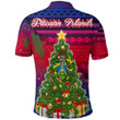 Alohawaii Clothing - Pitcairn Islands Christmas Style Polynesian Polo Shirt A94