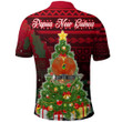 Alohawaii Clothing - Papua New Guinea Christmas Style Polynesian Polo Shirt A94
