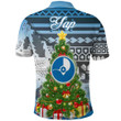 Alohawaii Clothing - Yap Christmas Style Polynesian Polo Shirt A94