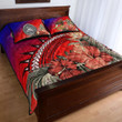 Alohawaii Quilt Bed Set - American Samoa Turtle Hibiscus Ocean Quilt Bed Set A95