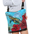 Alohawaii Crossbody Boho Handbag - American Samoa Turtle Hibiscus Ocean Crossbody Boho Handbag A95