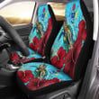 Alohawaii Car Seat Covers - Cook Islands Turtle Hibiscus Ocean Car Seat Covers | Alohawaii
