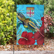 Alohawaii Flag - Fiji Turtle Hibiscus Ocean Flag A95