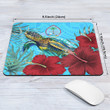 Alohawaii Mouse Pad - Guam Turtle Hibiscus Ocean Mouse Pad A95