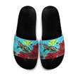 Alohawaii Slide Sandals - Hawaii Turtle Hibiscus Ocean Slide Sandals | Alohawaii
