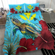 Alohawaii Bedding Set - Hawaii Turtle Hibiscus Ocean Bedding Set A95
