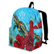Alohawaii Backpack - Kosrae Turtle Hibiscus Ocean Backpack | Alohawaii
