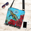 Alohawaii Crossbody Boho Handbag - Micronesia Turtle Hibiscus Ocean Crossbody Boho Handbag | Alohawaii
