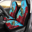 Alohawaii Car Seat Covers - Norfolk Island Turtle Hibiscus Ocean Car Seat Covers | Alohawaii
