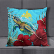 Alohawaii Pillow Covers - Papua New Guinea Turtle Hibiscus Ocean Pillow Covers | Alohawaii
