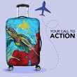 Alohawaii Luggage Covers - Papua New Guinea Papua New Guinea Turtle Hibiscus Ocean Luggage Covers A95