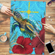 Alohawaii Jigsaw Puzzle - Rotuma Turtle Hibiscus Ocean Jigsaw Puzzle | Alohawaii

