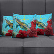 Alohawaii Pillow Covers - Rotuma Turtle Hibiscus Ocean Pillow Covers A95