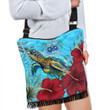 Alohawaii Crossbody Boho Handbag - Samoa Turtle Hibiscus Ocean Crossbody Boho Handbag A95