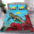 Alohawaii Bedding Set - Tokelau Turtle Hibiscus Ocean Bedding Set | Alohawaii
