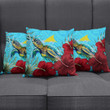 Alohawaii Pillow Covers - Tokelau Turtle Hibiscus Ocean Pillow Covers A95