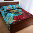 Alohawaii Quilt Bed Set - Tonga Turtle Hibiscus Ocean Quilt Bed Set A95