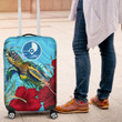 Alohawaii Luggage Covers - Yap Turtle Hibiscus Ocean Luggage Covers | Alohawaii
