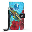 Alohawaii Wallet Phone Case - Yap Turtle Hibiscus Ocean Wallet Phone Case A95