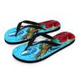 Alohawaii Flip Flops - Yap Turtle Hibiscus Ocean Flip Flops A95