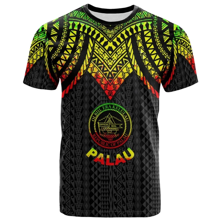 Alohawaii T-Shirt - Tee Palau - Polynesian Armor Style Reagge | Alohawaii.co