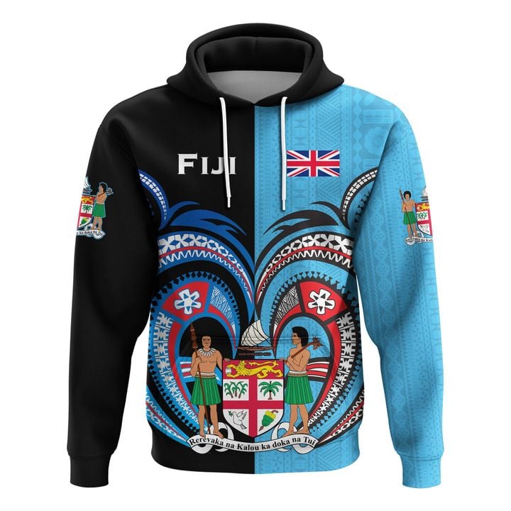 (Custom) Alohawaii Fiji Clothing - Fiji Is My Heart Hoodie Polynesian Special Style LT16