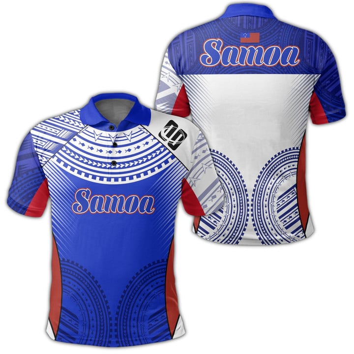 Alohawaii Polo Shirt - Samoa Polo Shirt Samoa Malofie Tattoo Rugby Polo Shirt