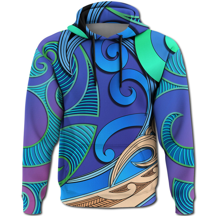 Alohawaii Clothing - (Custom Text) New Zealand Hoodie - Manaia Pullover Hoodie