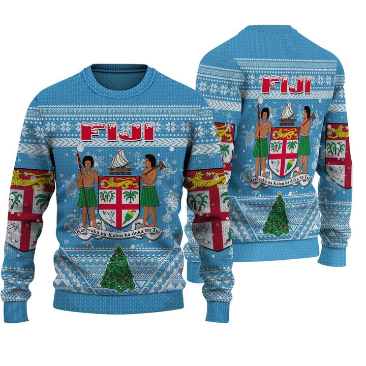 Alohawaii Clothing  - Fiji Christmas Knitted Sweater A31 | 1sttheworld