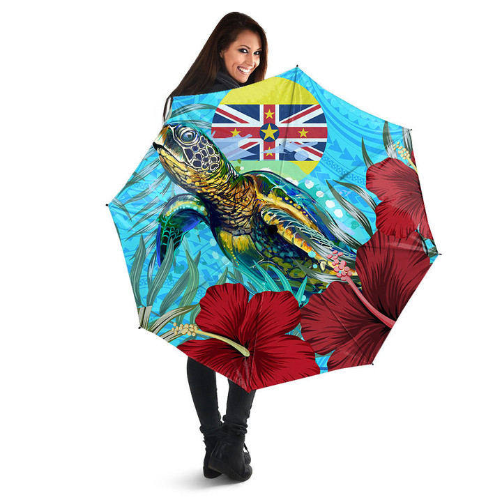 Alohawaii - Niue Turtle Hibiscus Ocean Umbrellas | Alohawaii
