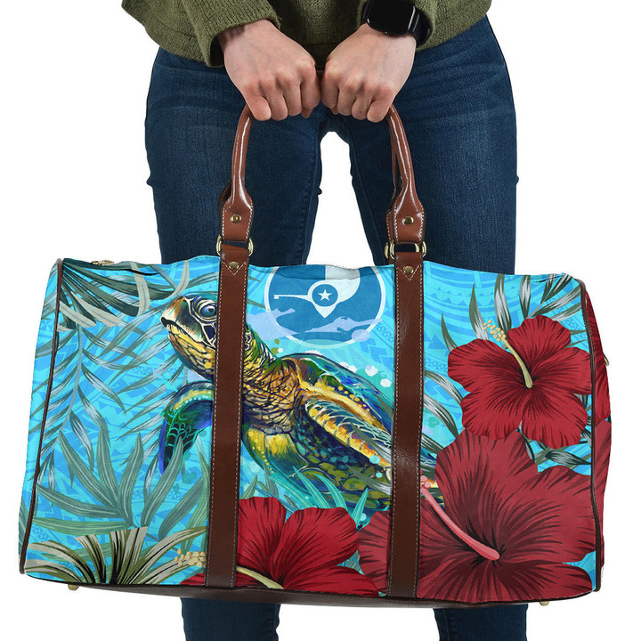 Alohawaii Bag - Yap Turtle Hibiscus Ocean Travel Bag | Alohawaii
