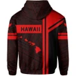 Kanaka Polynesian Hoodie Red - Morale Style - AH - J1 - Alohawaii