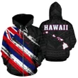Alohawaii Hoodie - Hawaii Flag Polynesian Zip-Up Hoodie - AH J2