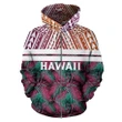 Hawaii Summer Tropical Polynesian Kanaka Zip Hoodie - AH - J5 - Alohawaii