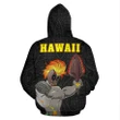 Hawaii Weapon Kanaka Warrior Hoodie (Zip) - AH - J1 - Alohawaii
