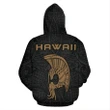Hawaii Helmet Lauhala Kanaka Warrior Hoodie (Zip) - AH - Alohawaii