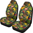 Alohawaii Car Accessory - Hawaiian Seamless Tropical Flower Plant And Leaf Pattern Car Seat Cover