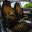 Hawaii Turtle Ohana Hibiscus Poly Car Seat Covers - Yellow - AH J4 - Alohawaii