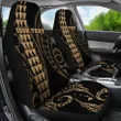Personalized Hawaii Car Seat Covers Kakau Large Polynesian Gold AH J1 - Alohawaii
