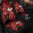 Hawaii Red Hibiscus Humming Bird Car Seat Covers - AH - J5R - Alohawaii