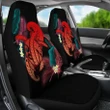Hawaii Turtle Polynesian Tropical Car Seat Cover - Ghia Style Red - AH - J4 - Alohawaii