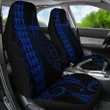 Personalized Hawaii Car Seat Covers Kakau Large Polynesian Blue AH J1 - Alohawaii