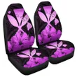 Alohawaii Car Accessory - Hawaiian Kanaka Car Seat Covers Hibiscus Polynesian Love Pink
